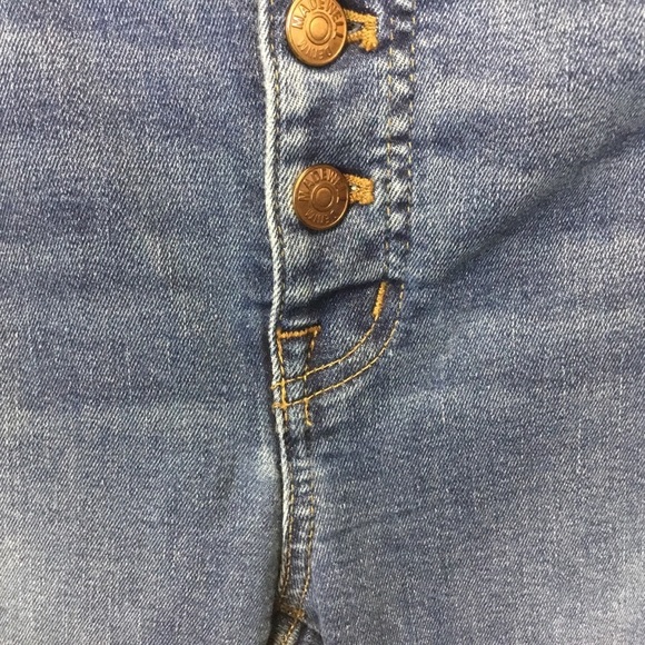Madewell 10" High-Rise Skinny Jeans Mackey Wash Button Front Edition - Picture 8 of 16